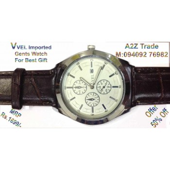 Fancy Man's Watch For Trendy Look On 50 % Discount, Imported